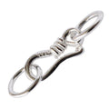 MIG & MIK STYLE™ 925 Sterling Silver S Hook & Eye Fish Clasp