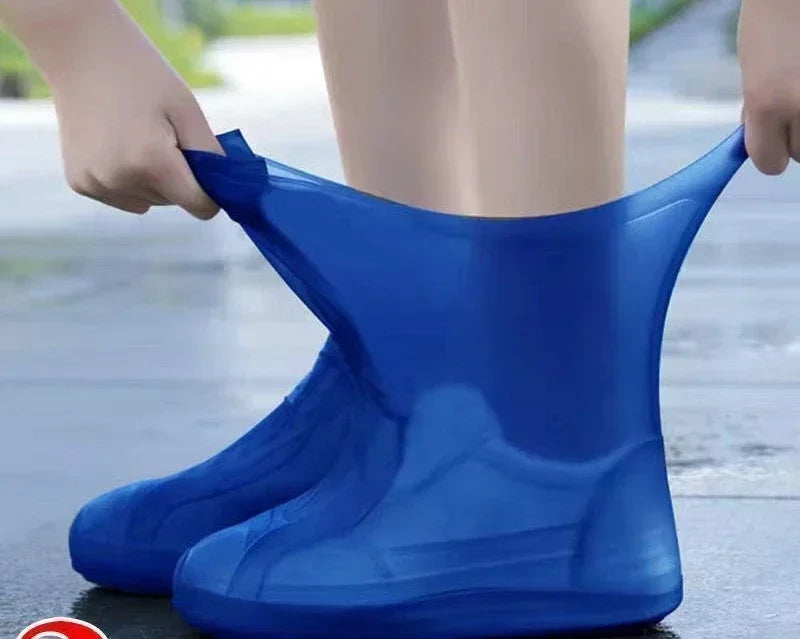 【Hot sales】Waterproof silicone shoe cover protector reusable anti-slip wear-resistant rain shoe cover for outdoor rainy days