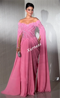 Customized Chiffon Sequined Applique Lace-up Off-the-shoulder Long Dresses Bespoke Occasion Women Luxury Evening Party Sparkle