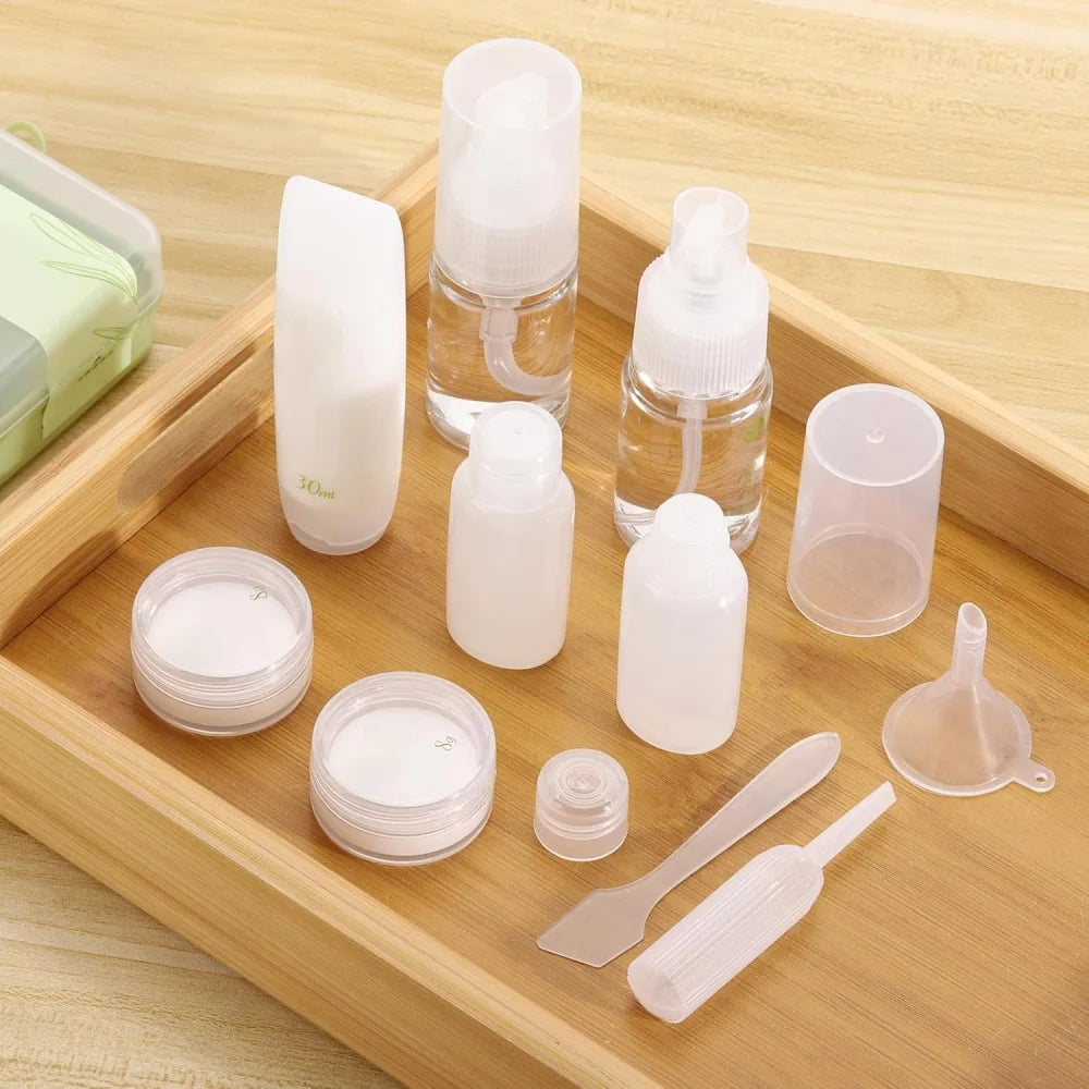 10pack Travel Bottles for Toiletries,Leak Proof Travel Size Containers Kit Portable Refillable Travel Accessories,Conditioner,