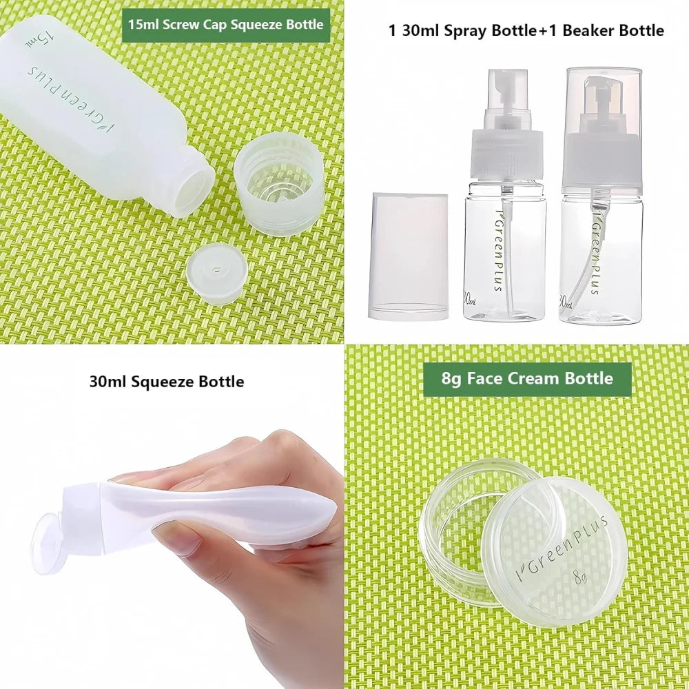 10pack Travel Bottles for Toiletries,Leak Proof Travel Size Containers Kit Portable Refillable Travel Accessories,Conditioner,