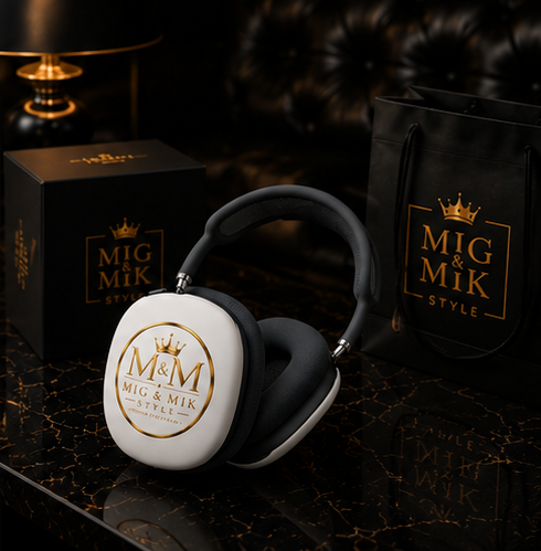 AirPod Max Case — M&M Mig & Mik Gold Crest Protective Covers