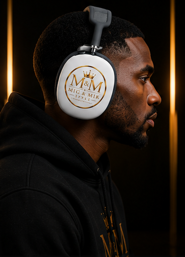AirPod Max Case — M&M Mig & Mik Gold Crest Protective Covers