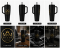 MIG & MIK STYLE 40oz Tumbler with Handle – White