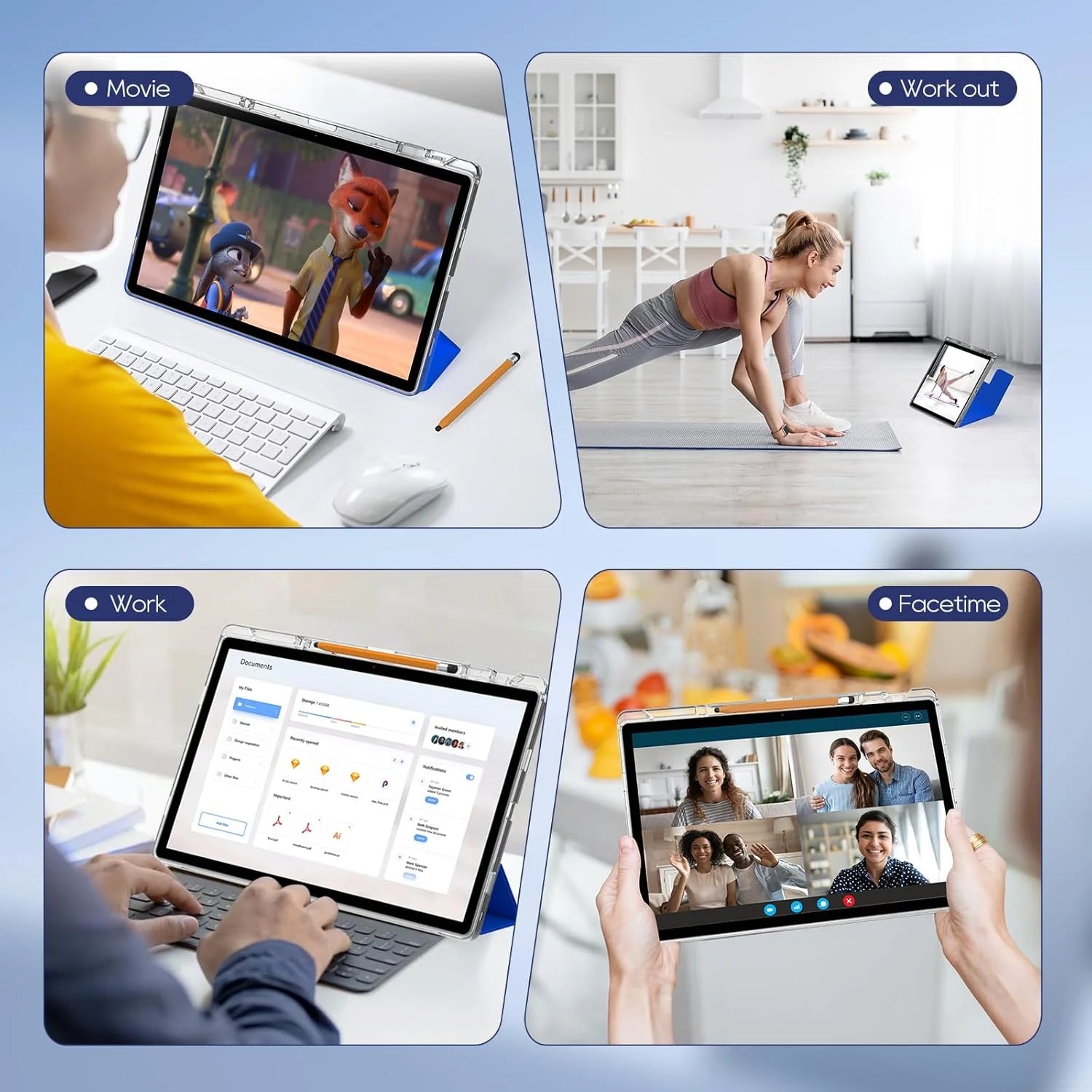 14-inch Tablet with Android13 FHD Large Screen and Equipped with Facial Recognition Business Education Tablet