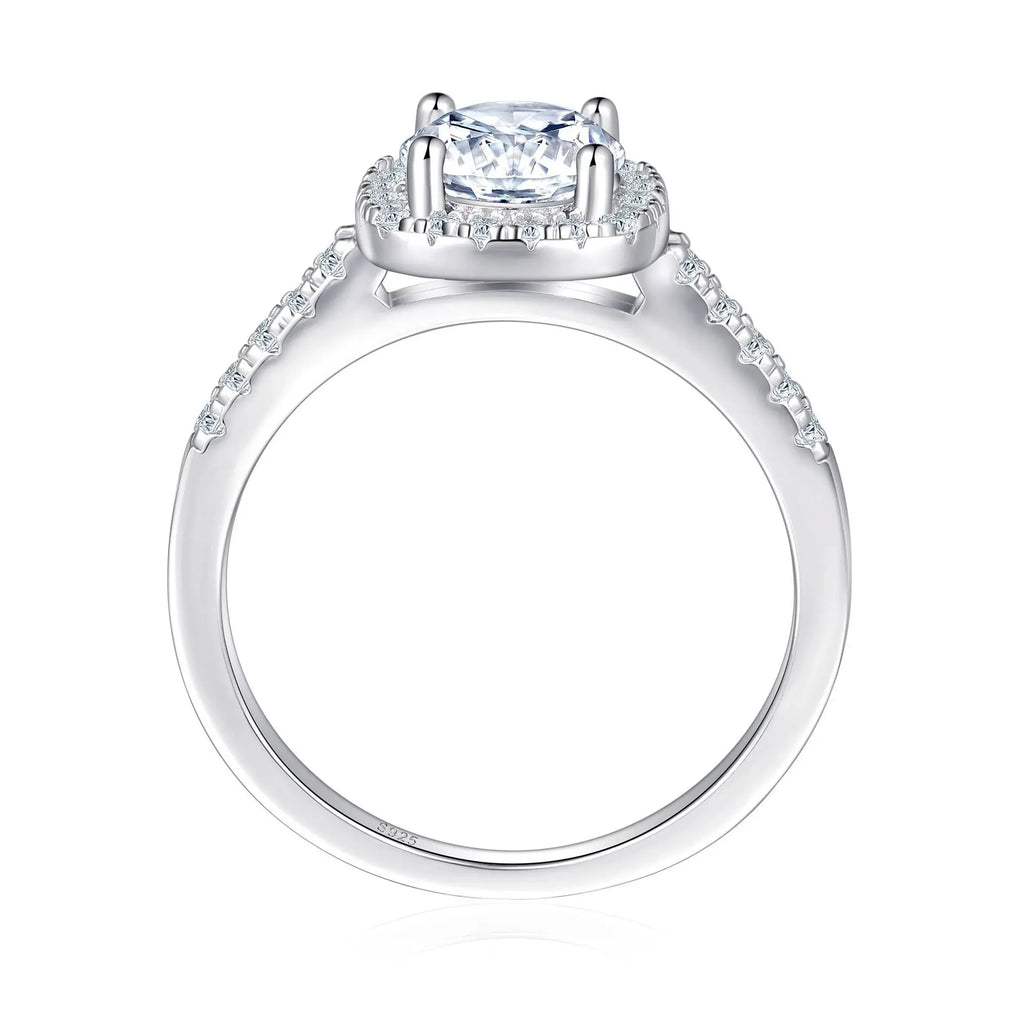 925 Sterling Silver Ladies Casual Rings Wholesale Custom-made Rose Gold Rhodium Plated Zircon Brides' Wedding Engagement Parties