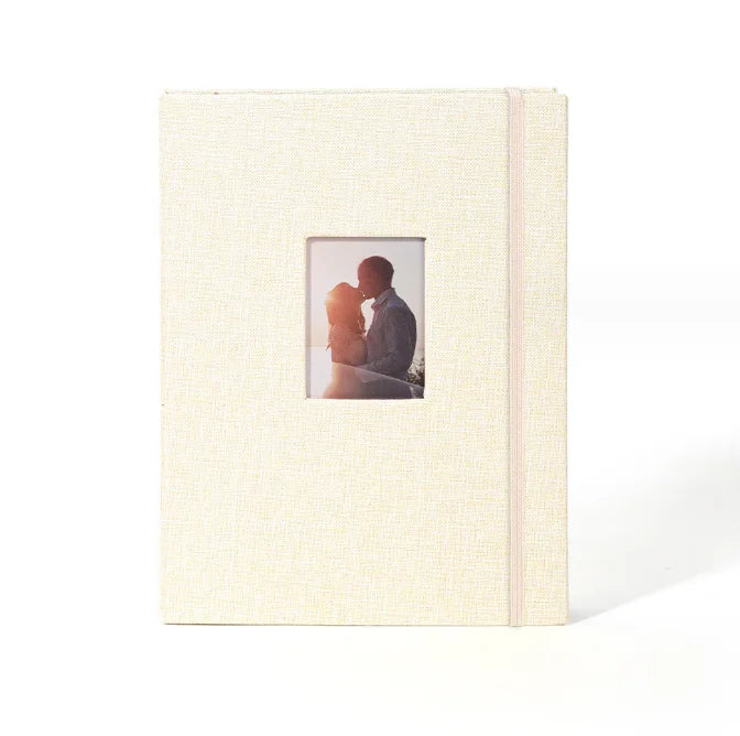 Lerp & Fabric Linen Photo Album with Window Design for Instax Mini 8/9/11/12 3inch Film Accessories for Instax Cameras