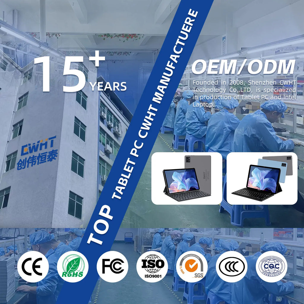 2026 New Arrival 2K Oem 16GB+1TB Android 13.0 Octa Core 2 in 1 Gaming Tablet PC
