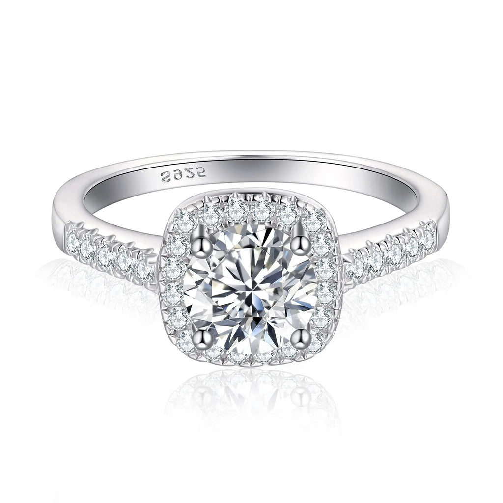 925 Sterling Silver Ladies Casual Rings Wholesale Custom-made Rose Gold Rhodium Plated Zircon Brides' Wedding Engagement Parties