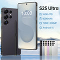 S25 Ultra Smart Android 15 5G Cell Phone with 8000MAH 16GB+1TB Memory Deca Core CPU
