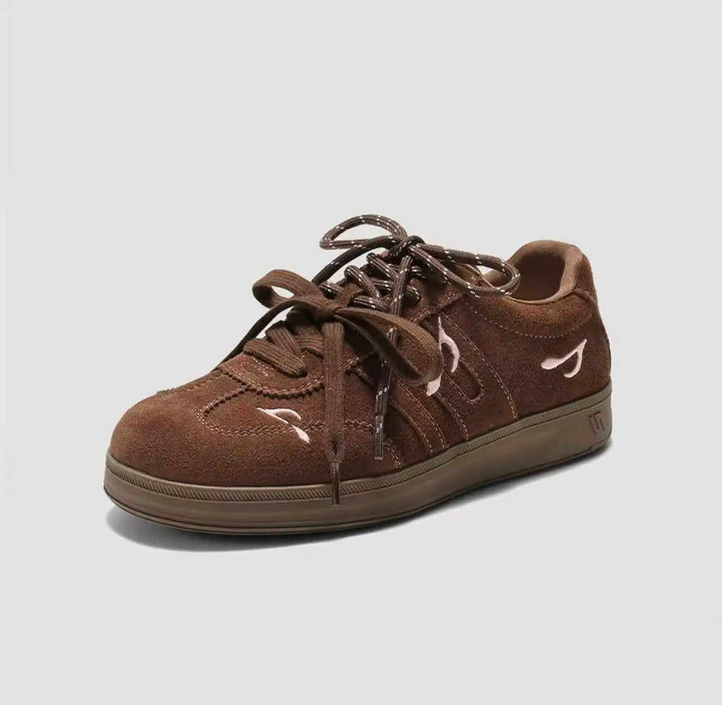 Chunky Retro Sneakers Genuine Leather Mesh Lightweight Comfort Versatile Colorways Men Women All-Day Walking Street Style