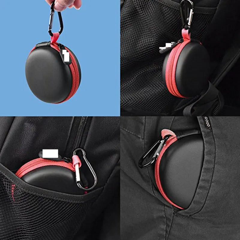 Protable Storage Bags For Home Travel  Carrying Hard Bag Box Case For Earbuds memory Card USB Cable Storage Package