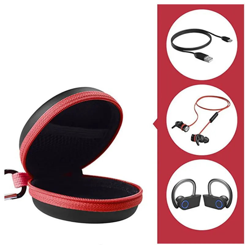 Protable Storage Bags For Home Travel  Carrying Hard Bag Box Case For Earbuds memory Card USB Cable Storage Package