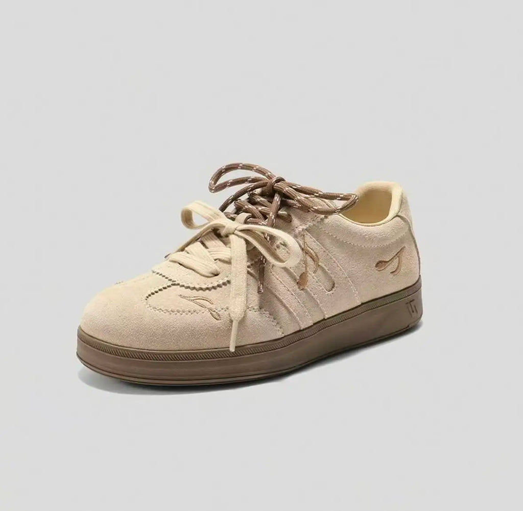 Chunky Retro Sneakers Genuine Leather Mesh Lightweight Comfort Versatile Colorways Men Women All-Day Walking Street Style