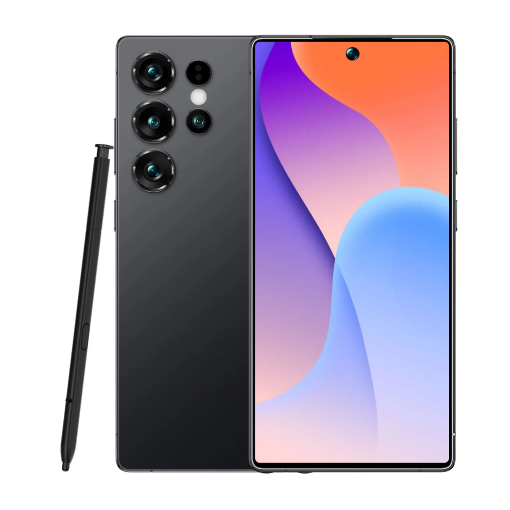 5G Smartphone S25 16GB+1TB 7.3 Inch HD Android14 Face ID Deca Core CPU Unlocked Gaming Cell Phone