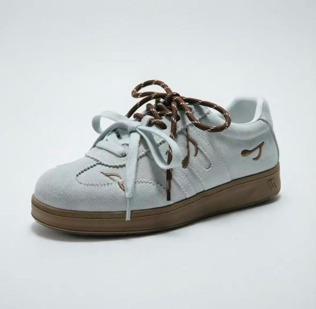 Chunky Retro Sneakers Genuine Leather Mesh Lightweight Comfort Versatile Colorways Men Women All-Day Walking Street Style
