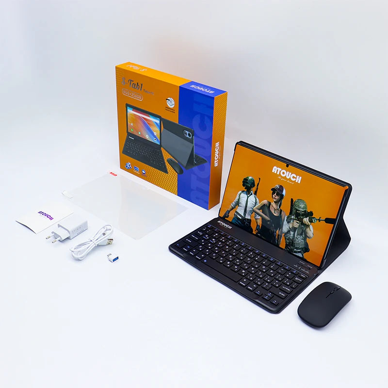 High Quality ATOUCH S-Tab 1 Tablet 10.1 Inch IPS Screen Ram 8GB Rom 256GB Android 12 Tablet PC for Business
