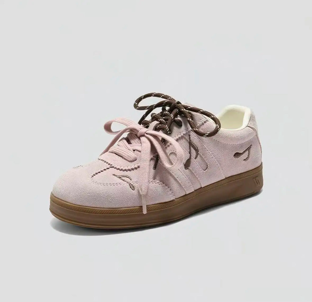 Chunky Retro Sneakers Genuine Leather Mesh Lightweight Comfort Versatile Colorways Men Women All-Day Walking Street Style