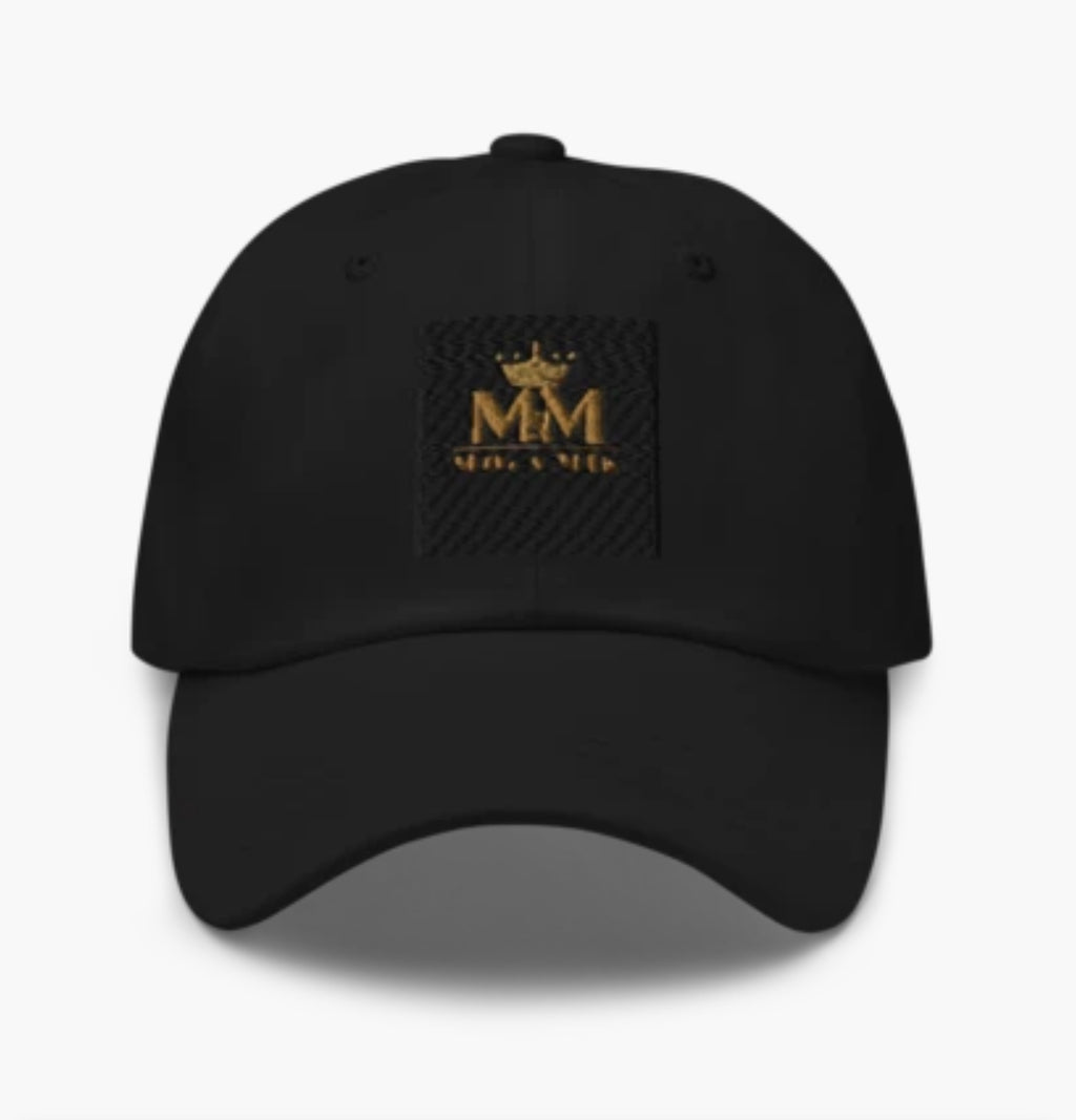 MIG & MIK Royal Black Gold Cap