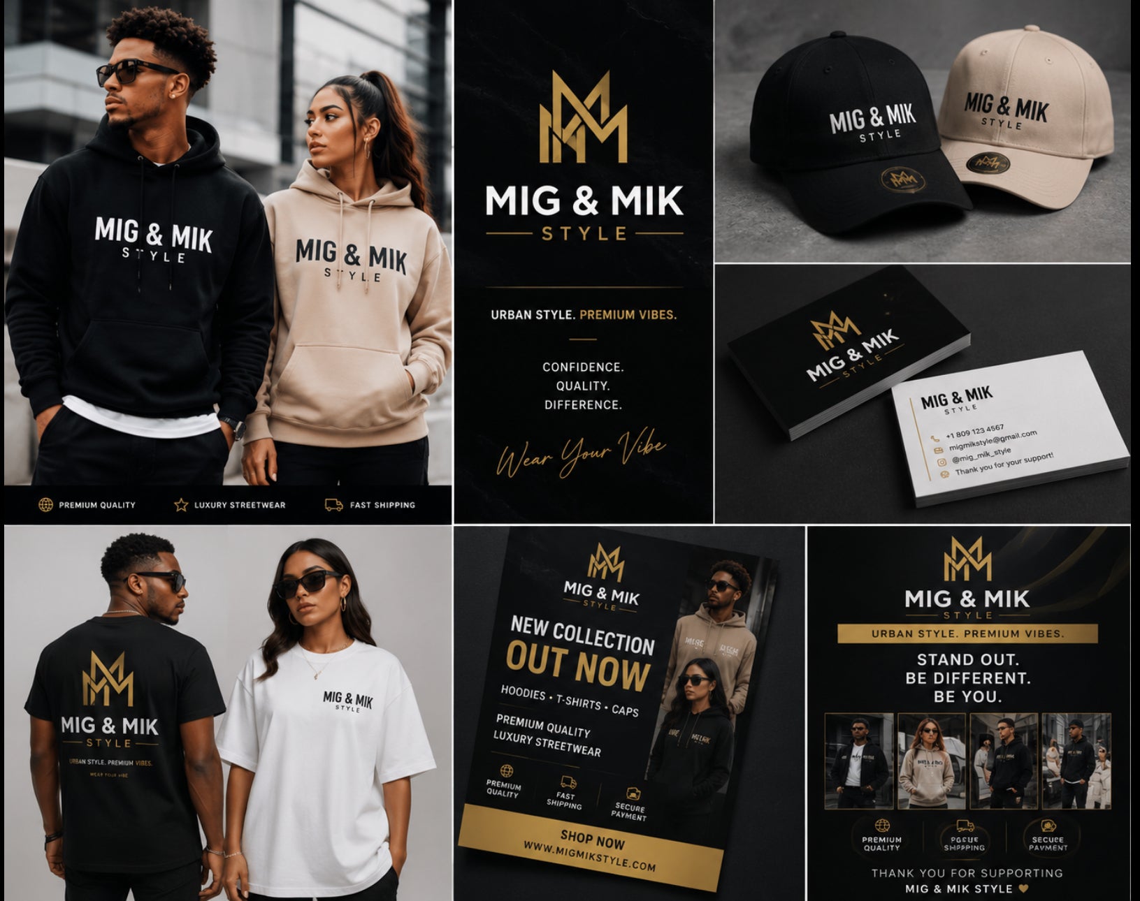 MIG & MIK Luxury White Edition Hoodie