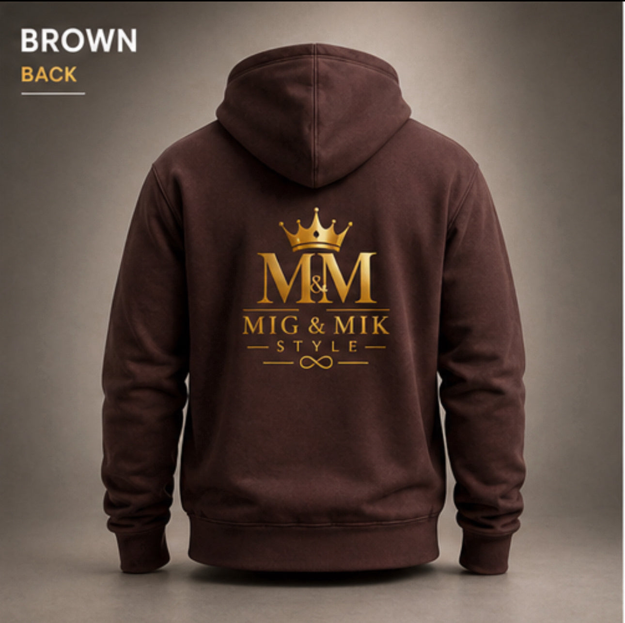 MIG & MIK Luxury Brown Edition Hoodie
