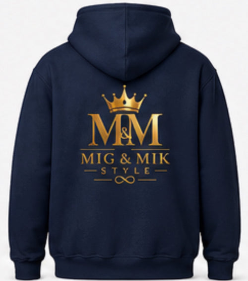 MIG & MIK Luxury Blue Navy Edition Hoodie