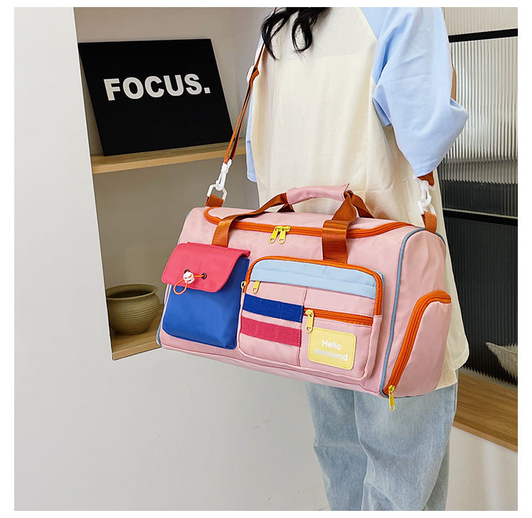 Travel Bag, Duffel Bag Cosmetics Bag, Professional Fitness Bag, Yoga Swimming Training Backpack, Satchel Shoulder Crossbody Tote