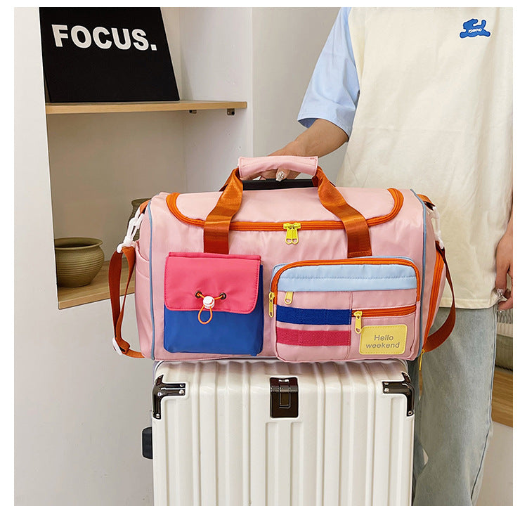 Travel Bag, Duffel Bag Cosmetics Bag, Professional Fitness Bag, Yoga Swimming Training Backpack, Satchel Shoulder Crossbody Tote