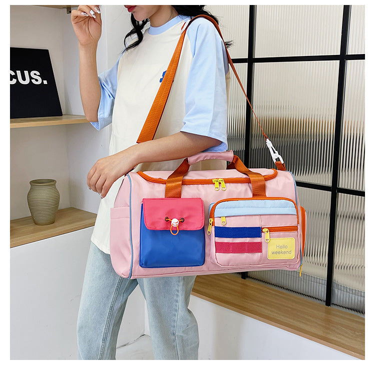 Travel Bag, Duffel Bag Cosmetics Bag, Professional Fitness Bag, Yoga Swimming Training Backpack, Satchel Shoulder Crossbody Tote