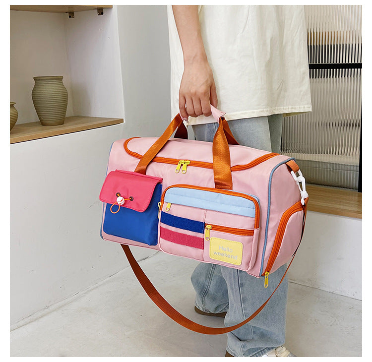 Travel Bag, Duffel Bag Cosmetics Bag, Professional Fitness Bag, Yoga Swimming Training Backpack, Satchel Shoulder Crossbody Tote