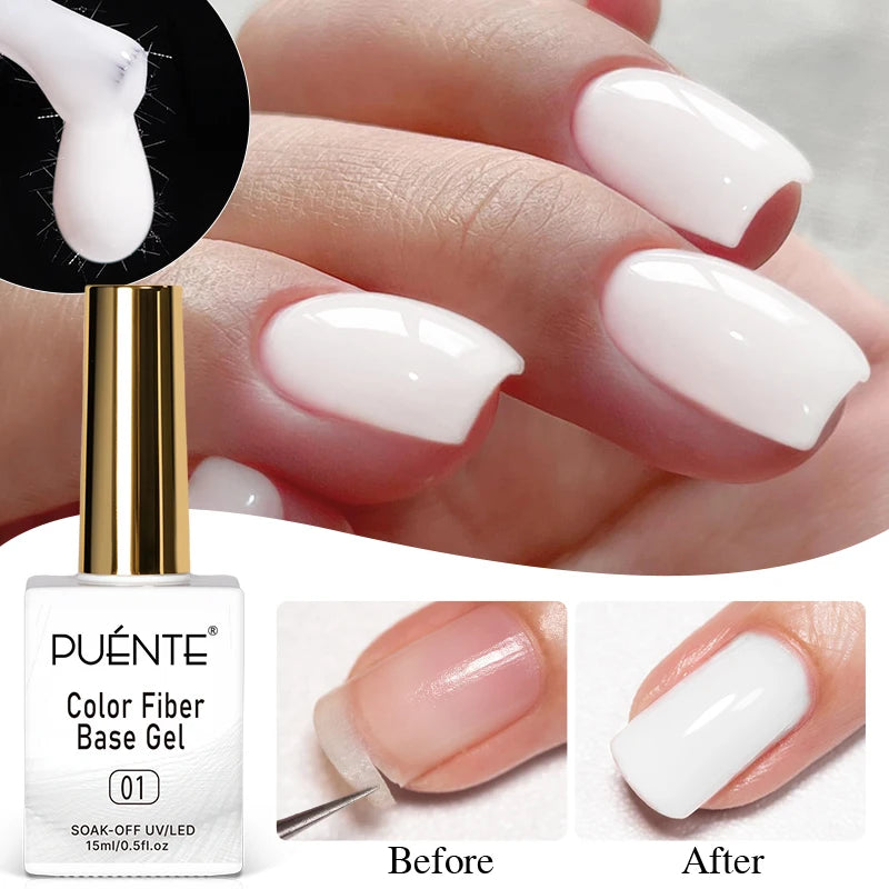 MIG & MIK STYLE™ Fiber Base Gel Nail Strengthener (15ml)