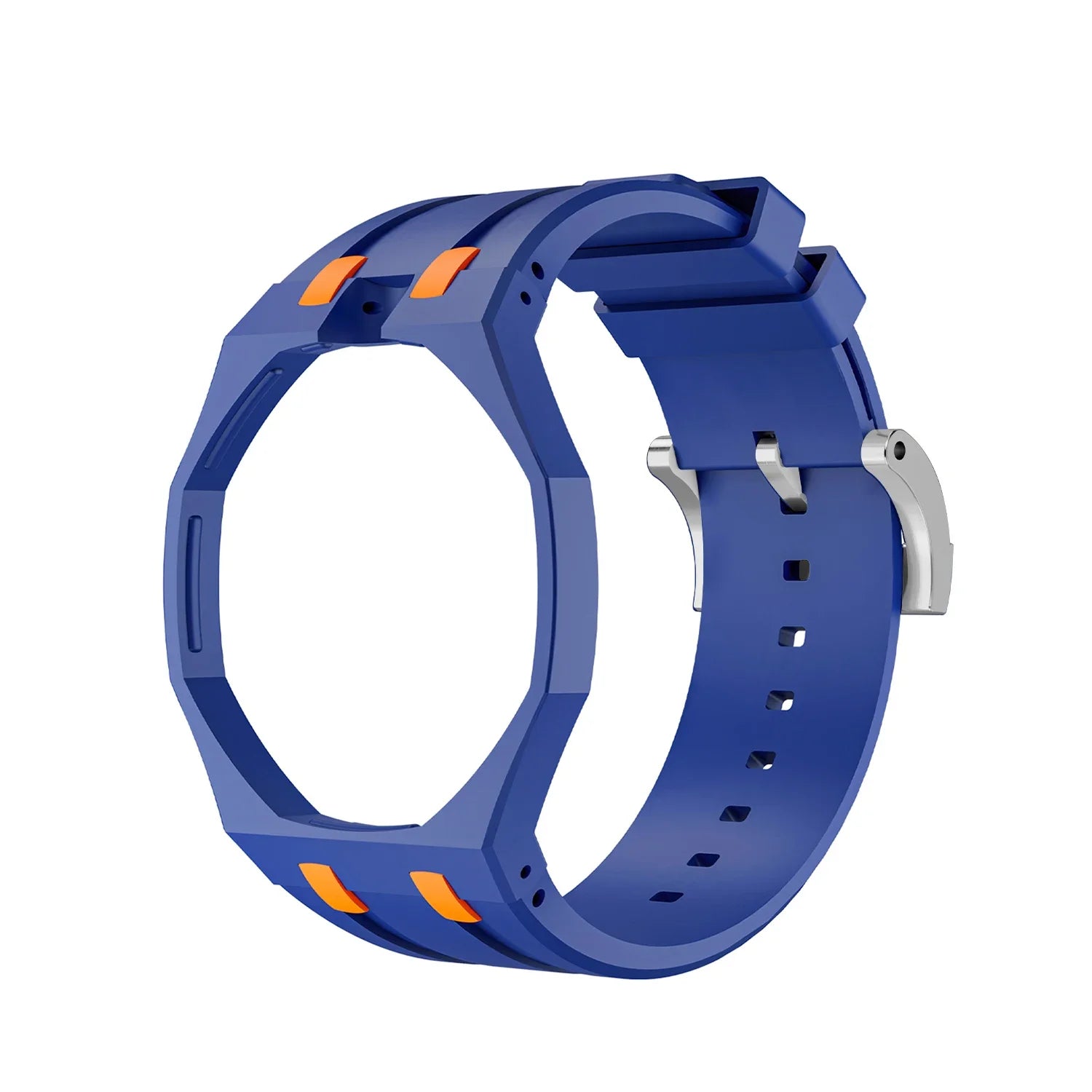Ceramic Modification Kit For Swatch x AP Royal POP Biomaterials Watch Case Silicone Strap Pocket Changer To Wristwatch