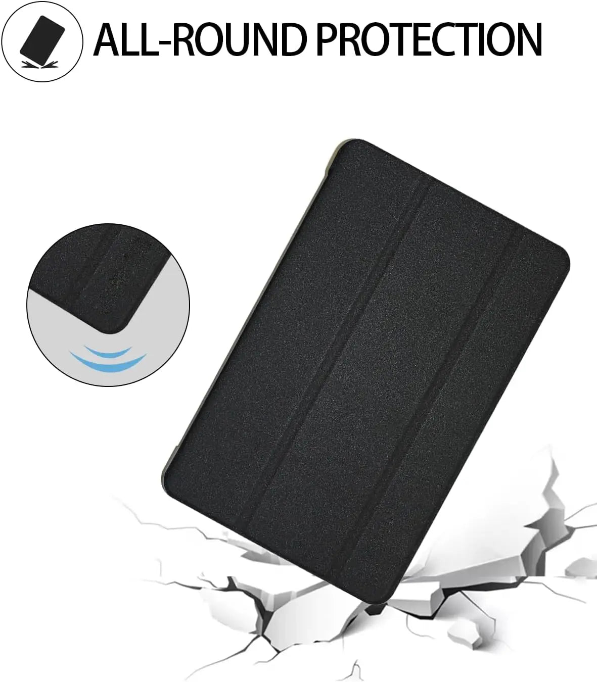 Smart Cover for Teclast P33 P30 P30T Tablet Case Folding Stand Pu Leather with Soft TPU Back Cover for P30T P33 2025 Flip Case