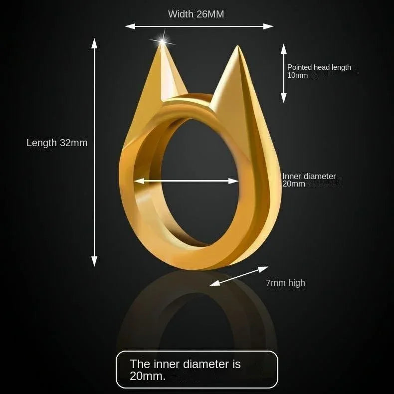 Cat Ear Self-Defense Ring — MIG & MIK STYLE™
