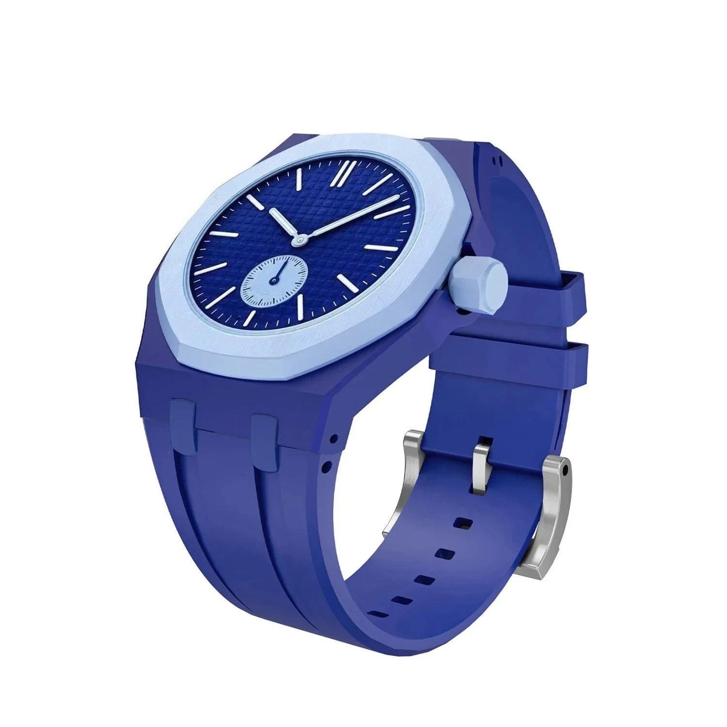 Ceramic Modification Kit For Swatch x AP Royal POP Biomaterials Watch Case Silicone Strap Pocket Changer To Wristwatch