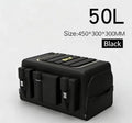 Large Capacity Car Trunk Organizer, Waterproof Foldable Cargo Storage Box with Lid, Multi-compartment Auto Organizer for SUV