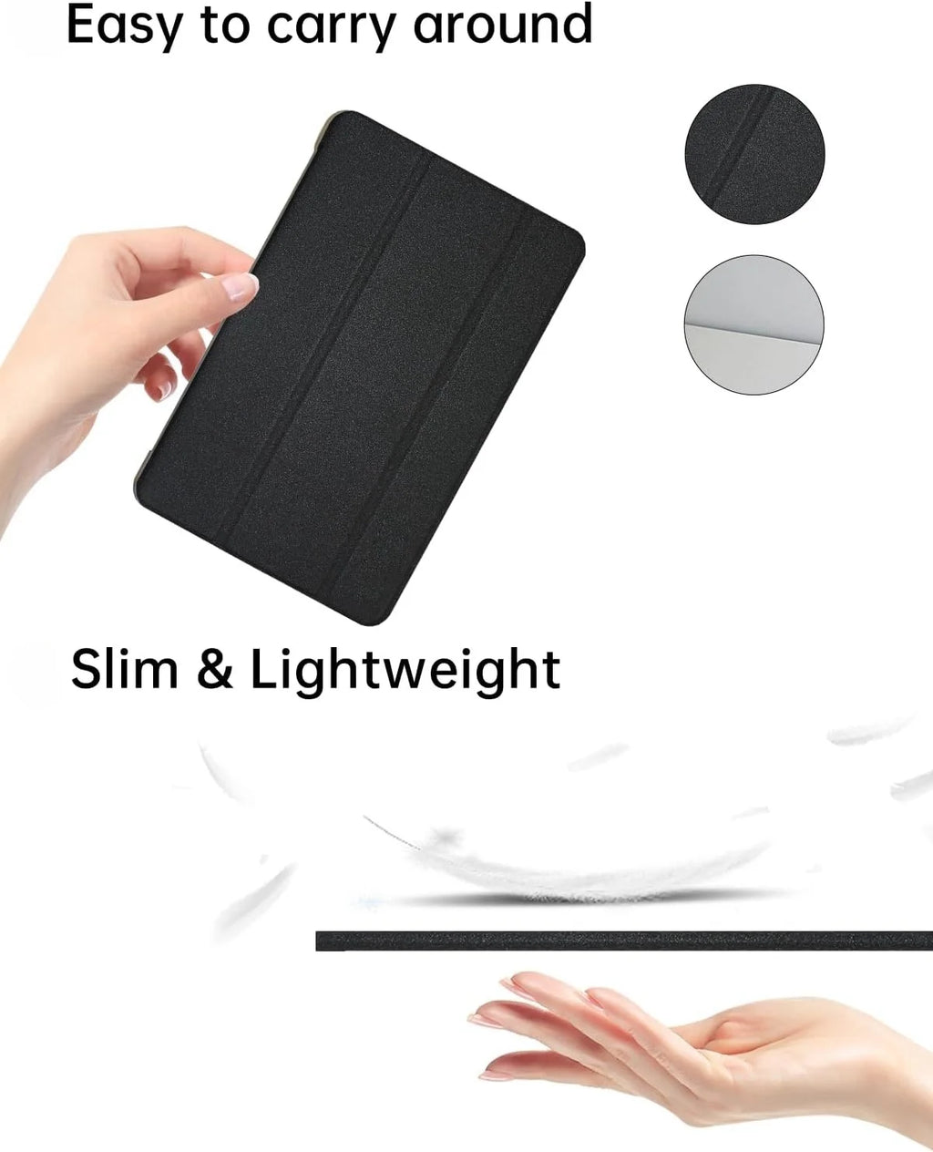 Smart Cover for Teclast P33 P30 P30T Tablet Case Folding Stand Pu Leather with Soft TPU Back Cover for P30T P33 2025 Flip Case