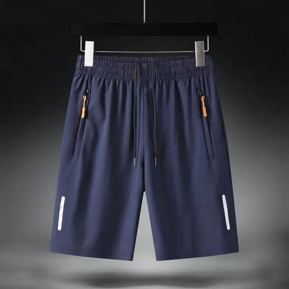 Men's Plus Size Summer Ice Silk Cool Short Pants Fashion Male Thin Loose Quick-dry Shorts Sweatpants Casual Sport Stretch Pants
