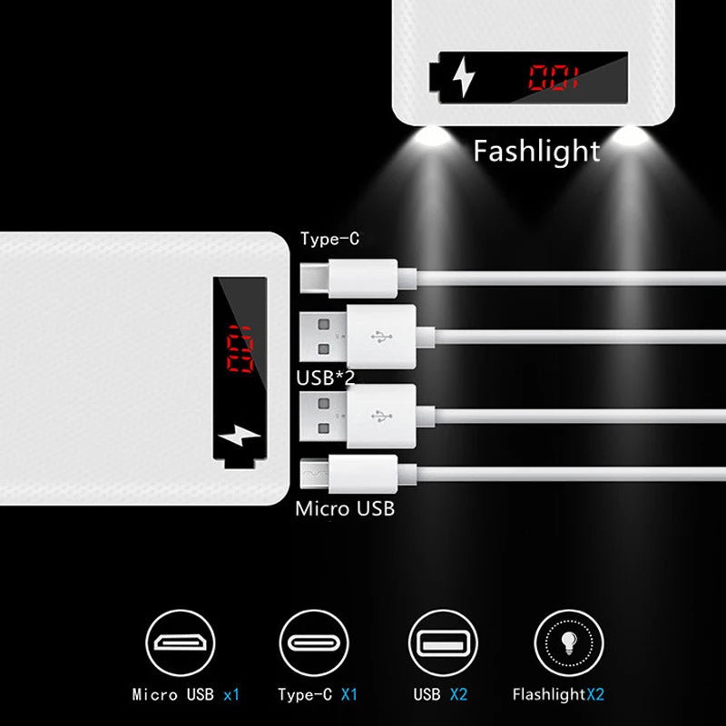 MIG & MIK STYLE™ DIY 18650 Power Bank Case