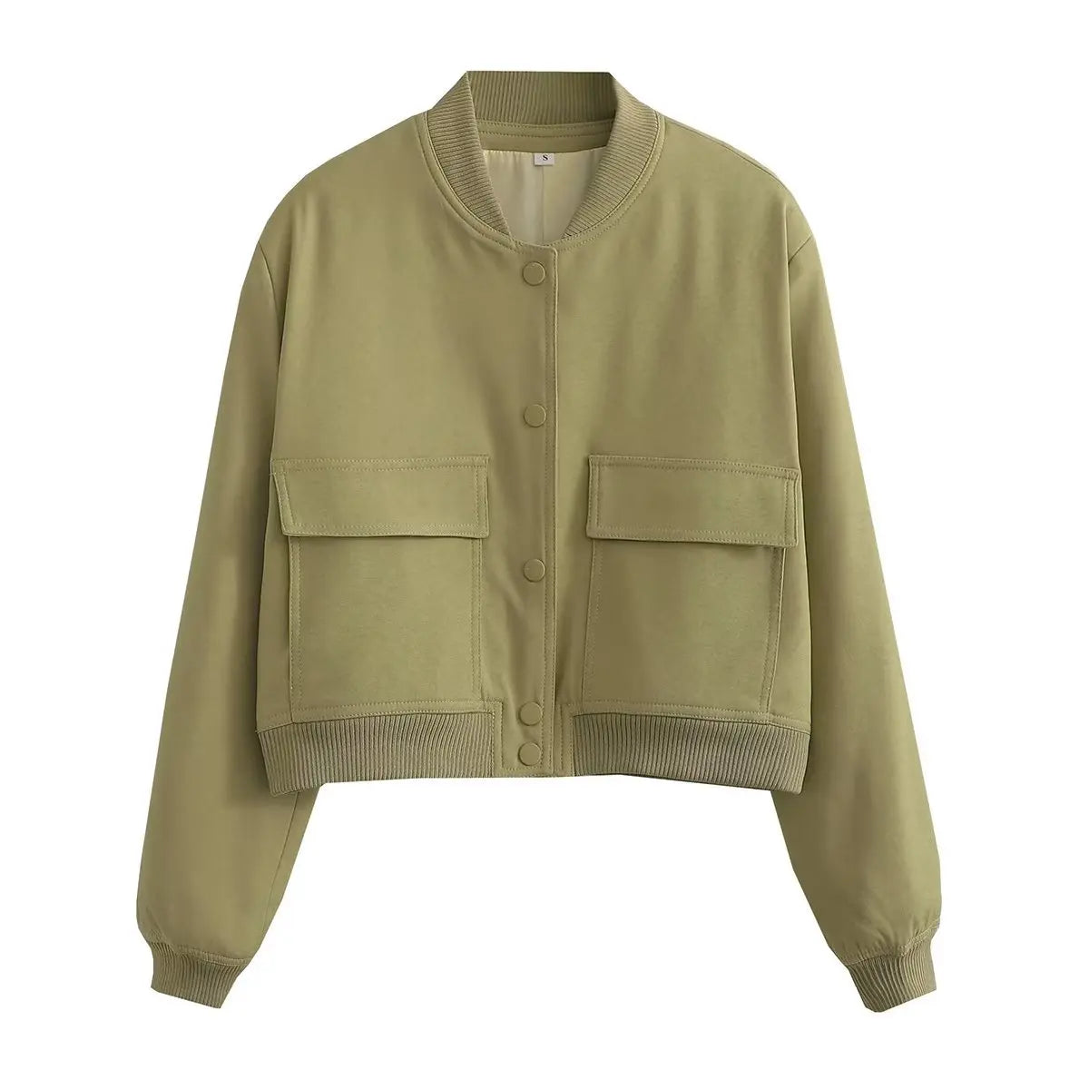 MIG & MIK STYLE™ Women's Classic V-Neck Bomber Jacket