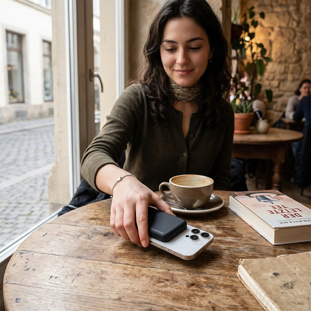 MIG & MIK STYLE™ 5,000mAh Magnetic Wireless Power Bank