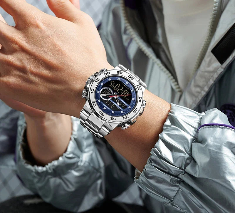 MIG & MIK STYLE™ Tactical Dual Display Sports Watch