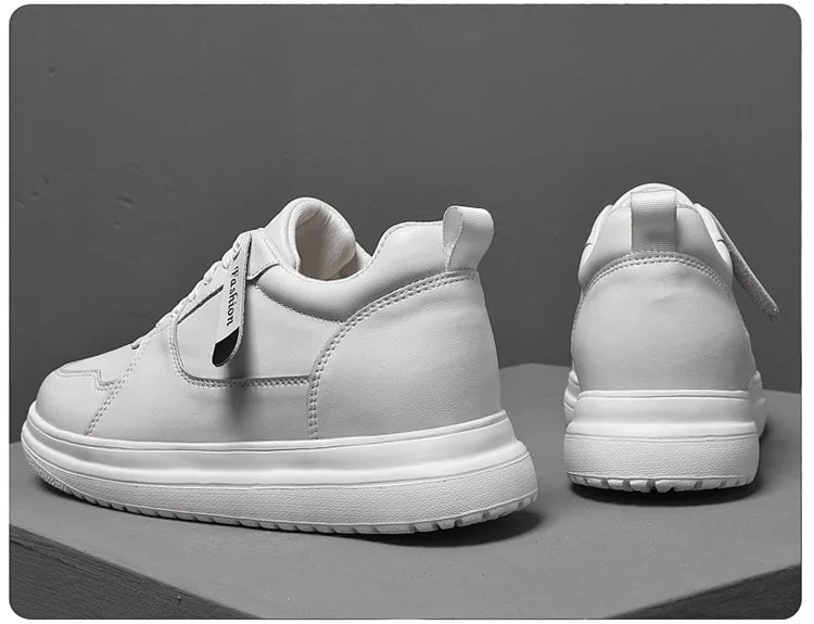 Men Elevator Height Increase Shoes Sneakers Shoes for Men 10cm Sports Casual Invisible Inner Heightening 8cm White Shoes