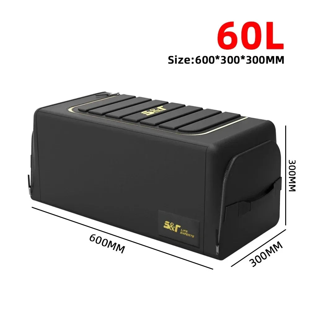 Car Trunk Organizer Box Large Capacity Auto Multiuse Tools Storage Bag Oxford Cloth Folding for Emergency Storage Box