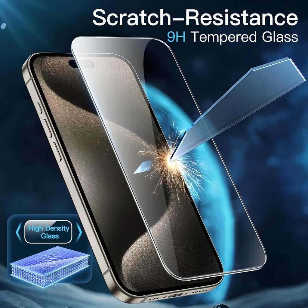 For iPhone 15 Pro Max Tempered Glass
