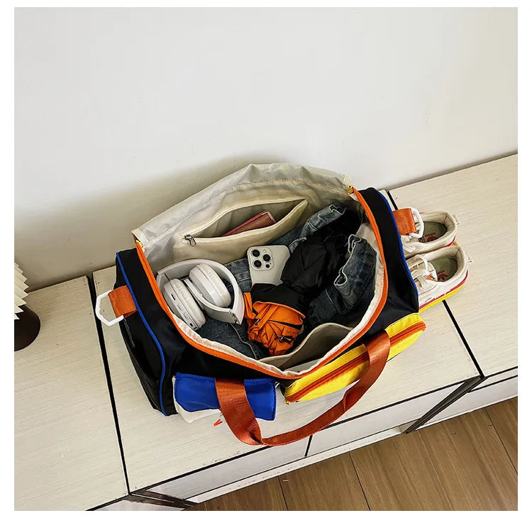 Travel Bag, Duffel Bag Cosmetics Bag, Professional Fitness Bag, Yoga Swimming Training Backpack, Satchel Shoulder Crossbody Tote