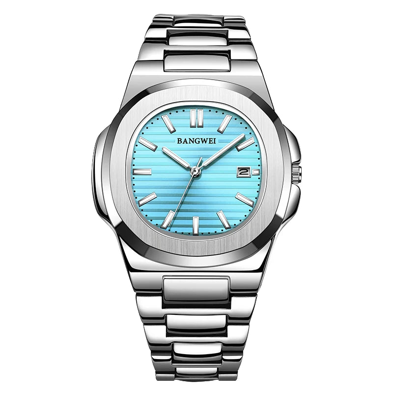 2026 New LIGE Luxury Watch Men Business Waterproof Male Clock Luminous Date Stainless Steel Square Quartz Men Watch Reloj Hombre