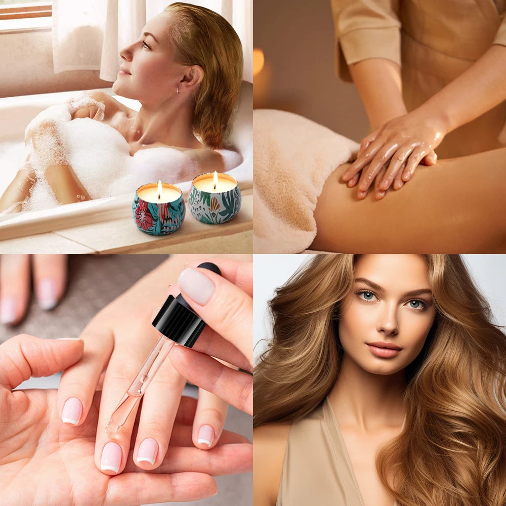 Rose essential oil is suitable for massage, shower, facial skin care and is easy to carry with you when traveling