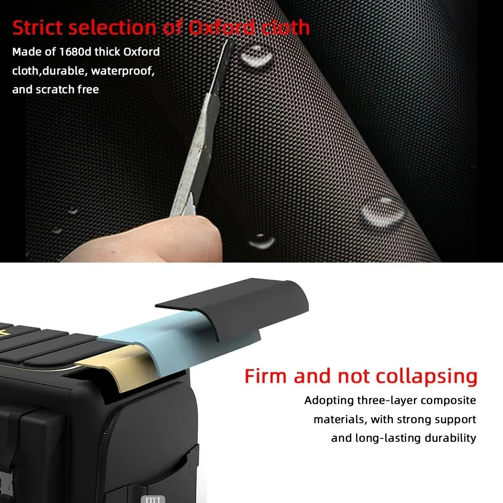 Car Trunk Organizer Box Large Capacity Auto Multiuse Tools Storage Bag Oxford Cloth Folding for Emergency Storage Box