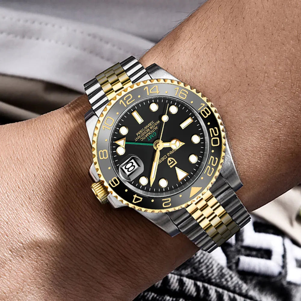 MIG & MIK STYLE™ GMT Automatic Luxury Watch